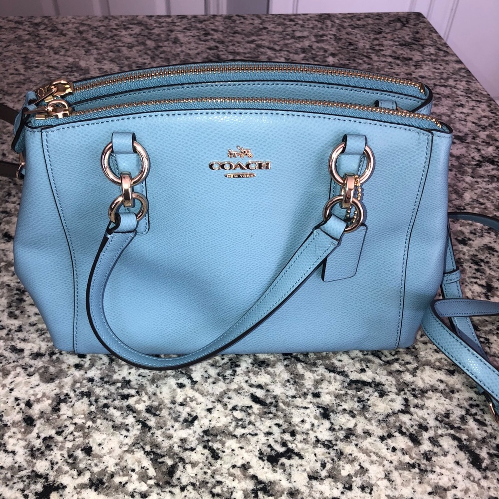 NWT authentic blue coach purse!